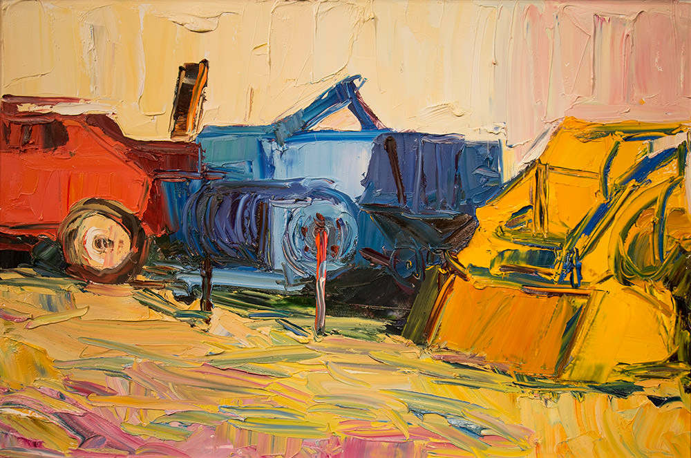 Louisa McElwain, Big Red, Blue and Yellow