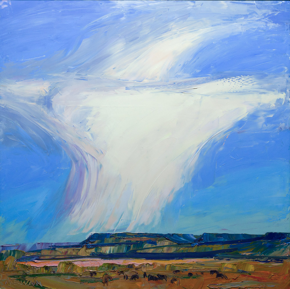 Louisa McElwain, Sunset Thunderhead, Galisteo
