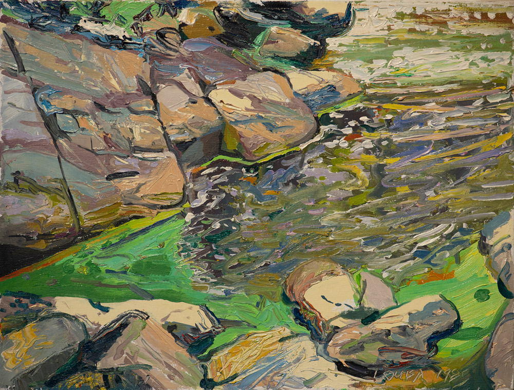 Louisa McElwain, Riverbed, 1985