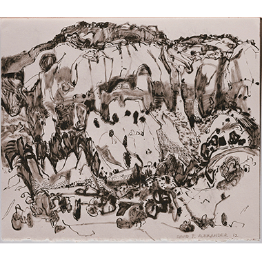 David T. Alexander, Cliffs at Abiquiu