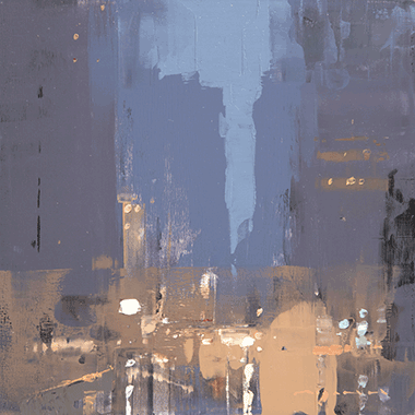 Jeremy Mann, Cityscape - Composed Form Study 33