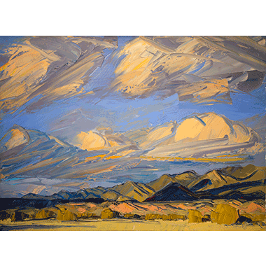 Louisa McElwain, Afternoon Mountains, Cloud Shadows