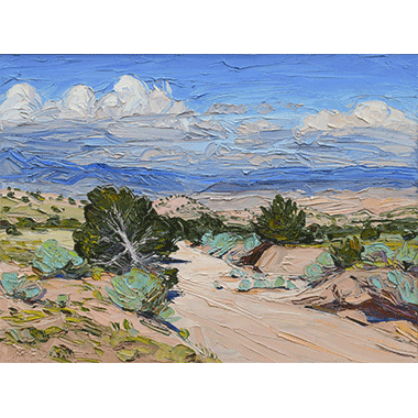 Louisa McElwain, Cañada Frijoles, August